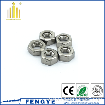 A2 A4 stainless steel din934 hex nut